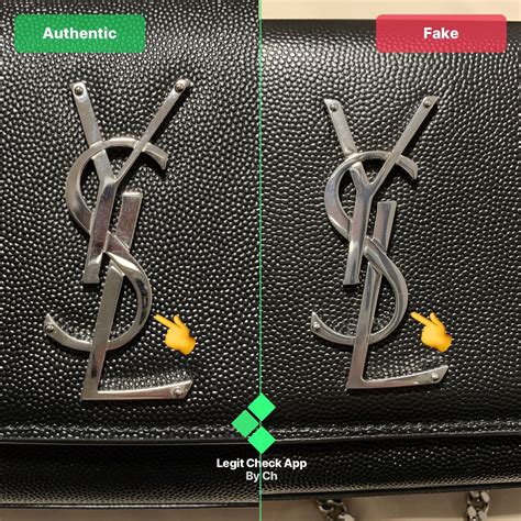 authentic ysl bag vs fake|how to authenticate ysl bag.